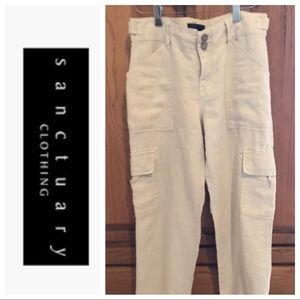 🌸🌸SUPER SALE” SANCTUARY CROP CARGO PANTS SIZE 26